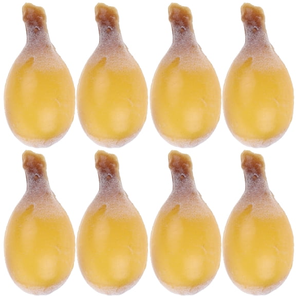 HEALEEP 10pcs Simulation Loquats Models Fake Loquat Model Oval Home Decoration Adults