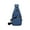blue, variant on Sling Bag for Men Women,Vaschy Water Resistant One Strap Over the Shoulder Cross Body Backpack Chest Bag for Hiking/Travel/Outdoor Dark green