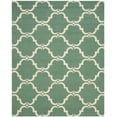 thumbnail image 2 of SAFAVIEH Cambridge Hamilton Geometric Wool Area Rug, Teal/Ivory, 8' x 10', 2 of 8