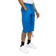thumbnail image 4 of G-style USA Men's Belted Cargo Shorts 9AP10 - AQUA - 36, 4 of 5