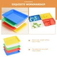 thumbnail image 4 of 5pcs Plastic Tray Art and Craft Tray Activity Tray Serving Tray for DIY Projects, 4 of 5