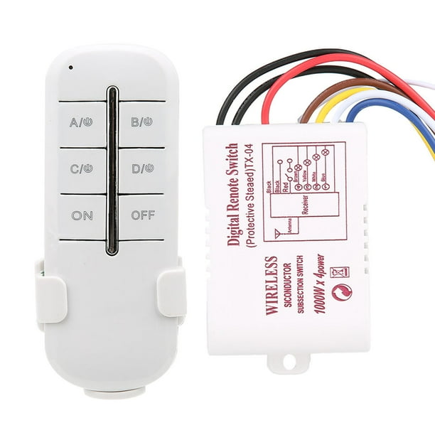 Interruptor de control remoto inalámbrico, interruptor de encendido/apagado CA 180-240 V Receptor inalámbrico Interruptor de control inalámbrico Interruptor diseñado para el futuro