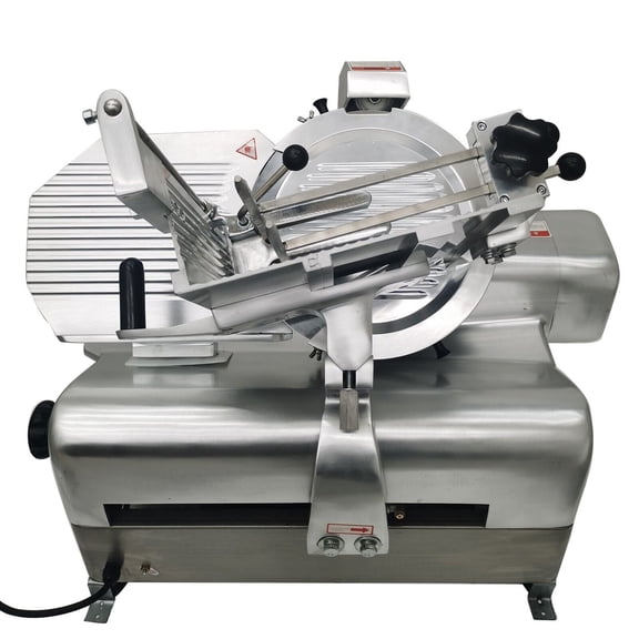 PreAsion Electric Frozen Meat Slicer 13in Frozen Meat Slicer Machine Mutton Beef Food Slicer 110V