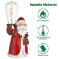 thumbnail image 3 of Yescom Christmas Tabletop Decoration Santa Claus with LED Lamp Christmas Theme Party Wedding Home Tabletop Decoration, 3 of 9