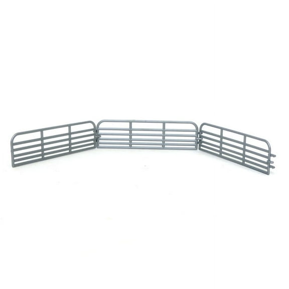 Standi Toys 1/64 3 Pack of Silver Plastic 16 Feet to Scale Cattle Gates ST440