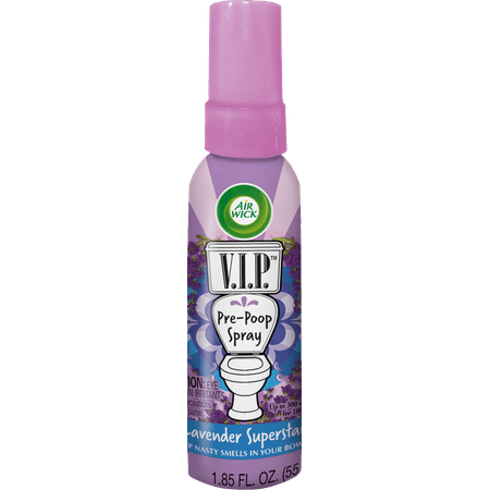 (2 pack) Air Wick V.I.P. Pre-Poop Spray, Lavender Superstar,