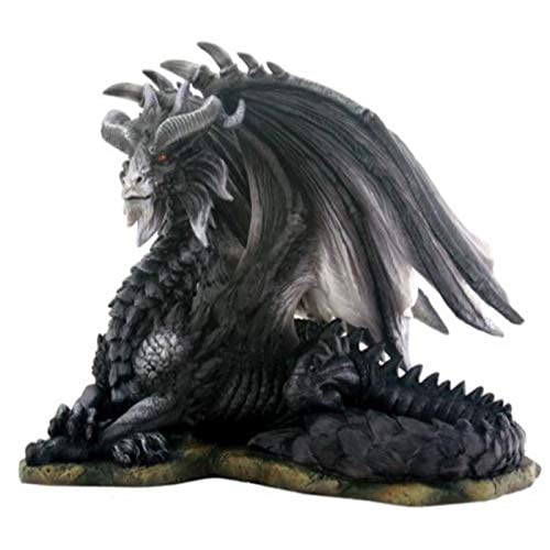 YTC Dark Dragon (Black) Collectible Serpent Figurine Sculpture Statue Art