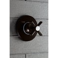 thumbnail image 2 of Kingston Brass KS3035ZX Traditional Three-Way Diverter Valve with Single Handle & Round Plate, Oil Rubbed Bronze, 2 of 2