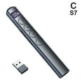 thumbnail image 1 of Wbxfbo S5 Black Rechargeable New S7 Multimedia Page Turning Pen Ppt With Digital Display Teaching Multi-Function Wireless Pointer Pen, 1 of 8