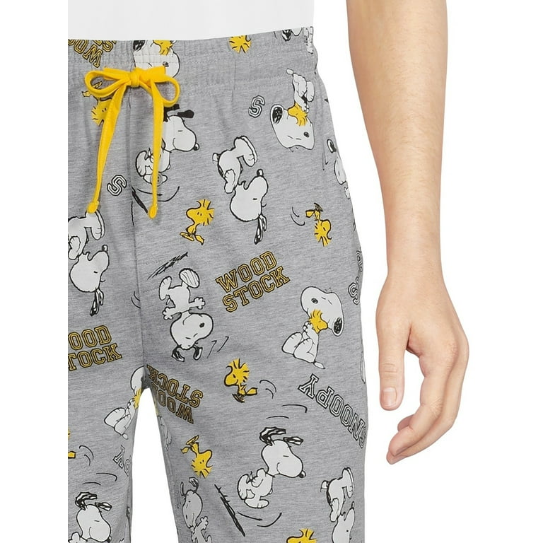 Peanuts Snoopy Men's and Big Men's Graphic Sleep Pants, Size S-2X