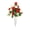 🥝 C_New#569, variant on Artificial Pomegranate Rose Bouquet Bucket with Vase Floor-Standing Graveyard Flowers Holiday Memorial Arrangement, Cemetery Decoration, Long-Lasting Outdoor Display