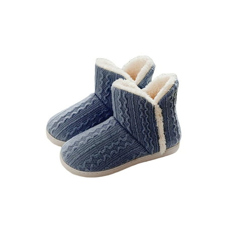 

Gomelly Women s Knitted Warm Slipper Boots Color: Mutil Colors Size: 4-9