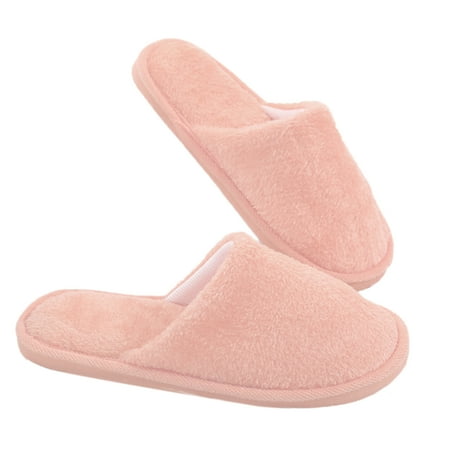 

House Shoes Non-slip Solid Color Home Shoes Indoor Slippers for Women & Men
