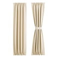 thumbnail image 1 of Cortinas para puertas francesas: cortina opaca térmica con bolsillo para varilla para puertas con ventana de vidrio, puertas de cocina y patio para mayor privacidad, 63 x 183 cm, 1 panel con, 1 of 8