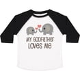 thumbnail image 3 of Inktastic My Godfather Loves Me Godson Boys or Girls Toddler T-Shirt, 3 of 5