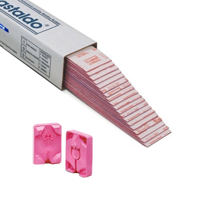 Castaldo Mold Rubber Pink (No Shrink) Strips 5lb Jewelry Casting