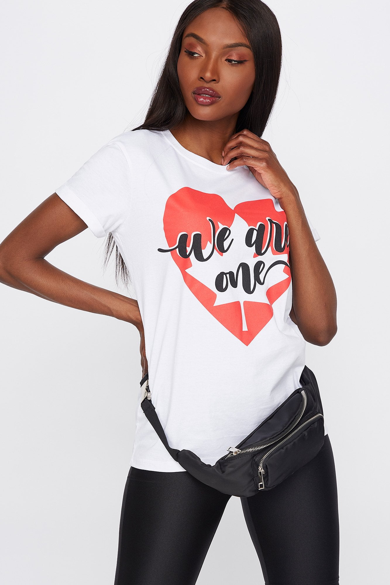 Urban Planet Women's Graphic We Are One Boyfriend T-Shirt | Walmart Canada