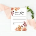 thumbnail image 2 of Koyal Wholesale Autumn Dried Florals Wedding Advice & Well Wishes Guest Book Cards for Bride and Groom, 56 Pack, 2 of 5