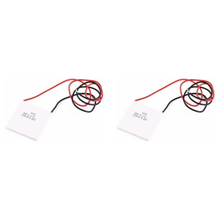 

2X Thermoelectric Peltier Module High Temperature Thermoelectric Generator Peltier TEG 150Celsius White 40X40mm