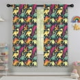 thumbnail image 5 of Blackout Kids Curtains,DarkBlue Colorful Dinosaurs Pattern Childrens Insulated Curtains Set Of 2,Bedroom Essentials,Toddler Room Decor 42"x63", 5 of 5