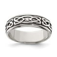 thumbnail image 4 of 925 Sterling Silver Design Ring Size 11, 4 of 5