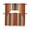 Orange, variant on Burnt Orange Brown Swag Curtains for Kitchen Farmhouse Vintage Wooden Valances for Windows Rod Pocket Small Window Treatment Short Topper for Cafe Bedroom Bathroom Living Room Decor 56x36 Inch