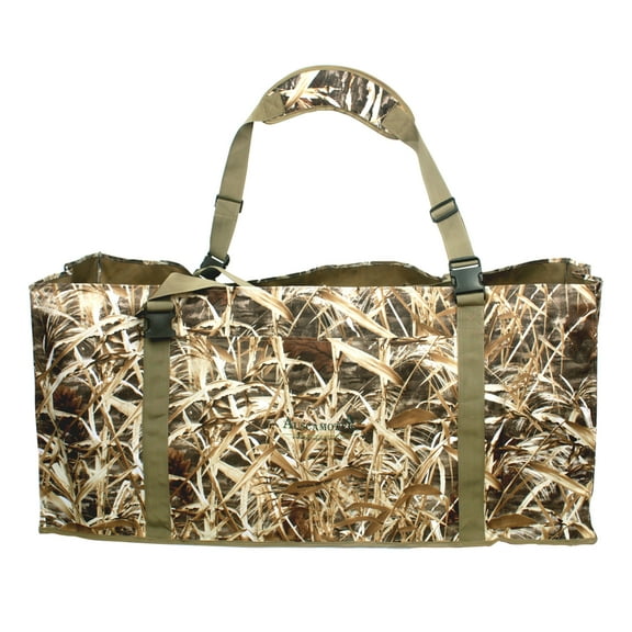 AUSCAMOTEK 12 Slot Duck Decoys Bag with Waterfowl Hunting Blind Camouflage Printing