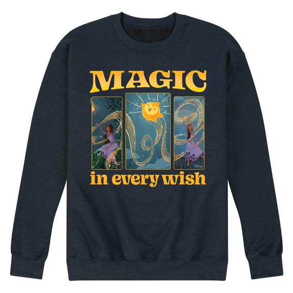 Disney Wish - Magic In Every Wish - Men's Crew Neck Fleece Pullover