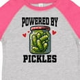 thumbnail image 4 of Inktastic Pickle Lover Funny Powered by Pickles Boys or Girls Toddler T-Shirt, 4 of 5