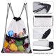 thumbnail image 3 of Mochila con cordón ajustable de PVC transparente de gran capacidad, 3 of 7
