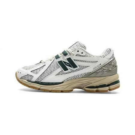 

NB official NB 1906R Retro Comfort fabric Faux leather non-slip wear-resistant breathable lightweight low-top casual running shoes men s and women s white