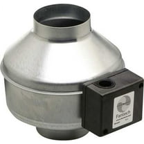Fantech Steel 13"D,15.1"H,8"W Inline Duct Fan 56208
