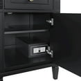 thumbnail image 4 of James Martin Vanities 60" Double Vanity, Black Onyx w/ 3 CM Victorian Silver Quartz Top, 4 of 13