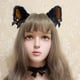 thumbnail image 4 of Diadema con orejas de gato de peluche para cosplay para niña, accesorio para disfraz, 4 of 8