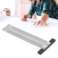 thumbnail image 4 of Wchiuoe Carpenter Mark T Rule,Woodworking Scrbing T Rules,Woodworking Scribing T Rules Accuracy Marking Positioning Scribing T Ruler for Woodworking Measuring Decoration Design, 4 of 8