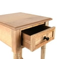 thumbnail image 3 of Decor Therapy Simplify 1-Drawer Accent Table, Sturdy Narrow End Table for Bedroom, Living Room, 28"H - Natural, 3 of 7