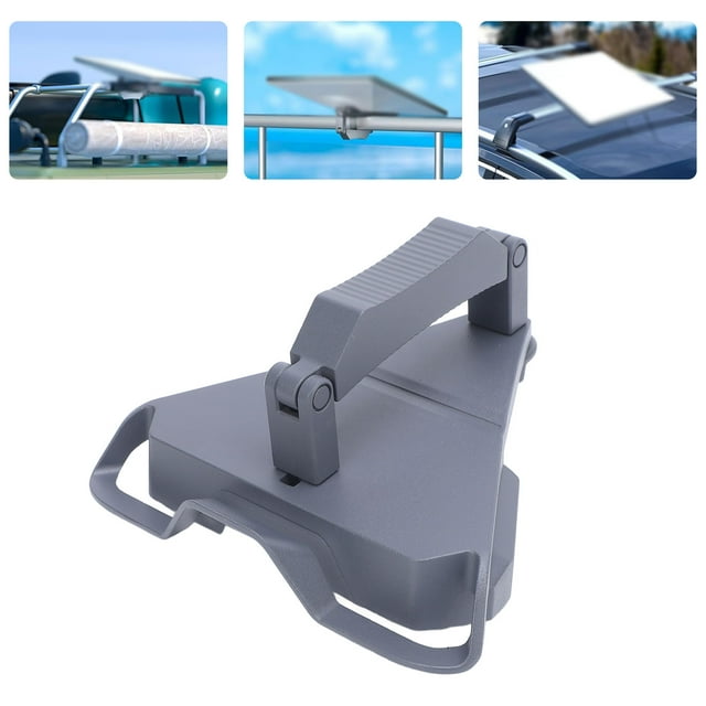 Support Satellite pour Voiture en Alliage d'Aluminium 0.47-1.89 Po Support de Toit pour Camping