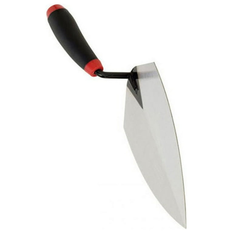 Hyde MaxxGrip 10 in. W X 15 in. L Carbon Steel Philadelphia Brick Trowel Hyde MaxxGrip 10 in. W X 15 in. L Carbon Steel Philadelphia Brick Trowel
