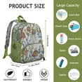 thumbnail image 6 of Cute Nautical Crab Student Backpack - Lightweight Water-Repellent School Bag with Colorful Tropical Sea Life and Marine Ocean Beach Cartoon Design for Daily Use, 6 of 6