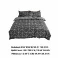 thumbnail image 3 of ¡Precios Insuperables!, Juego de cama de cuatro piezas, lavable a máquina, juego de cuatro piezas, edredón moderno de cuatro piezas, funda de edredón, funda de almohada combinada Akmoler, 3 of 9