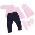thumbnail image 1 of Atuendo para muñeca bebé, ropa para muñeca, suéter, pantalones, accesorios para muñeca, sombrero para muñeca de niña, elaborado con cuidado, 1 of 14