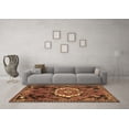 thumbnail image 3 of Ahgly Company Indoor Rectangle Medallion Brown Traditional Area Rugs, 2' x 5', 3 of 4