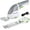 White, variant on Cordless Grass Shear & Shrubbery Trimmer - 2 in 1 Handheld Hedge Trimmer Electric Grass Trimmer Hedge Shears/Grass Cutter Rechargeable Lithium-Ion Battery and Type-C Cable Included (Green)