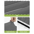 thumbnail image 4 of Farmhouse Black White Striped Bar Stool Covers Set of 6, Modern Stripes Stretch Washable Bar Chair Covers with Backs, Removable Pub Counter Height Chair Cover for Kitchen Dining Room Cafe, 4 of 7