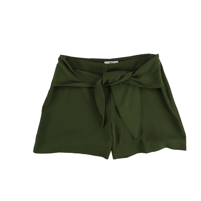 bar III Womens Bow Casual Walking Shorts, Verde, 6