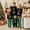 Style 02, variant on Christma Pajamas Family Matching Set Lettler Print Tops Green Plaid Holiday Pjs Sleepwear Outfits