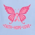 thumbnail image 5 of Wild Bobby, Butterfly Pink Ribbon Faith Hope Love, Breast Cancer Awareness, Men Graphic Tee, Light Blue, XX-Large, 5 of 5