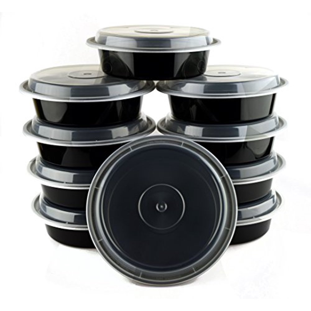 Green Direct Excellent Microwave Safe 6 Inch, 24 Oz. Round Food