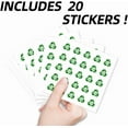 thumbnail image 3 of 500Pcs Self-Adhesive Planner Stickers Recycle Stickers Green Recycling Stickers Decals for Planner Calendar Scrapbook Crafting Party Decor Gift Bag Seal Theme Party Decor 0.5 Inch for DIY, 3 of 9