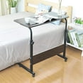 thumbnail image 4 of Duramex (TM) Adjustable Rolling Mobile Table 31.4" Portable Laptop Computer Stand Desk Cart Tray, Black, 4 of 6